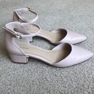 Aldo Light Pink Block Heel